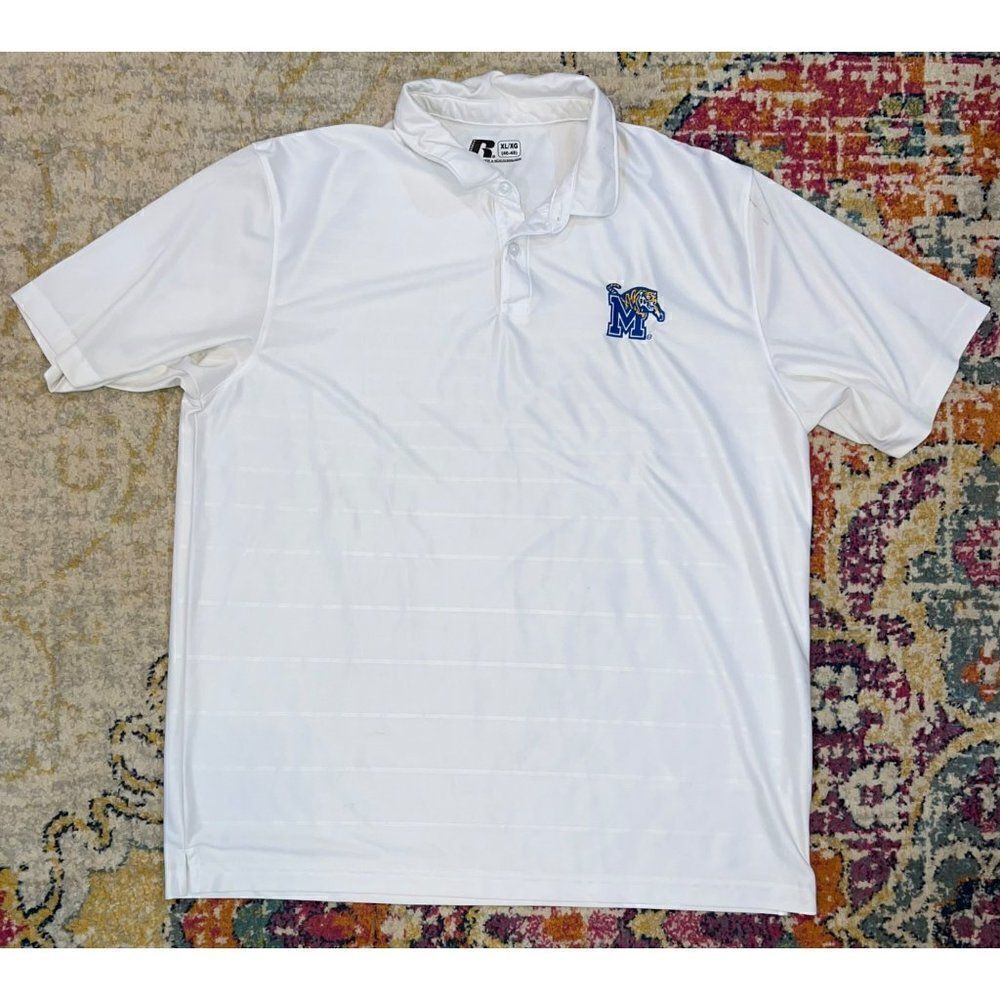 Memphis Tigers Polo - White (XL)